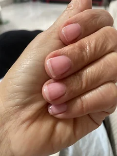 Photo Pink & White Nails