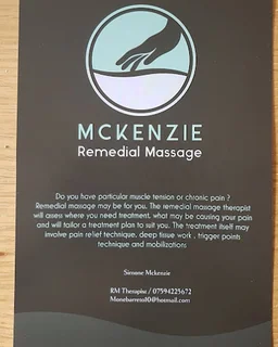 Photo Mckenzie Remedial Massage