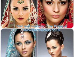 Tina Prajapat Asian bridal hair and make-up artist