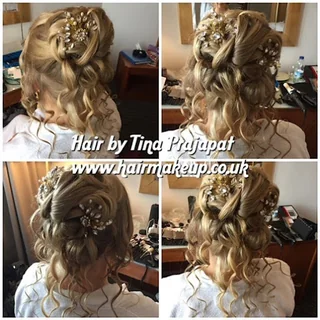 Photo Tina Prajapat Asian bridal hair and make-up artist