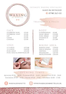 Photo Waxing By Ninette