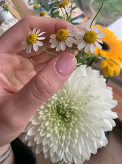 Photo Pink & White Nails