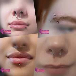 Photo Purple Unicorn Piercing