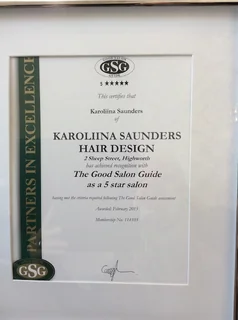 Photo Karoliina Saunders Hair Design