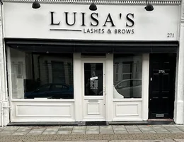 Luisa's lashes and brows