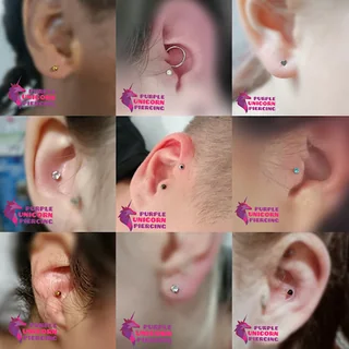 Photo Purple Unicorn Piercing