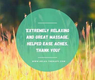 Photo Relax-therapy | Massage and reflexology since 2012